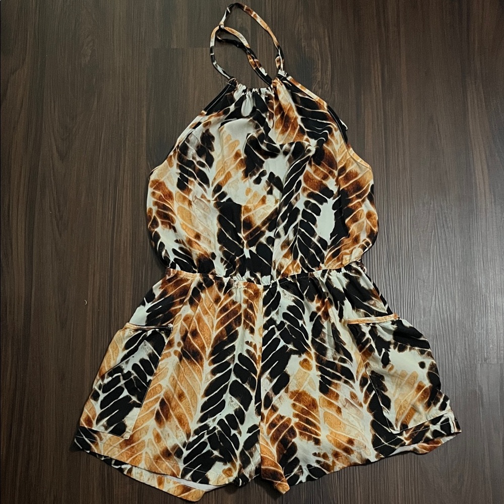 Halter Shorts Romper